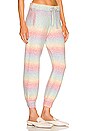 view 2 of 4 Sandra Rainbow Knit Jogger in Rainbow Space Dye