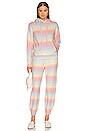 view 4 of 4 Sandra Rainbow Knit Jogger in Rainbow Space Dye