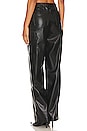 view 3 of 4 Nate Faux Leather Cargo Pant in Black
