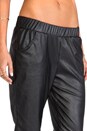 view 5 of 6 Jo Slouchy Leather Pant in Black