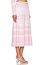 view 2 of 5 Tiana Skirt in Pink Stripe