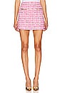 view 1 of 5 Blanche Tweed Skirt in Pink Melange