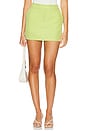 view 1 of 6 Daphne Mini Skirt in Limoncello