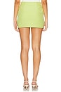 view 4 of 6 Daphne Mini Skirt in Limoncello