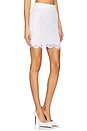 view 2 of 6 Salome Lace Mini Skirt in White