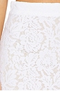 view 6 of 6 Salome Lace Mini Skirt in White