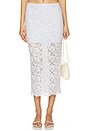 view 2 of 7 Rave Sequin Lace Skirt in Opal