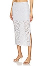 view 4 of 7 Rave Sequin Lace Skirt in Opal