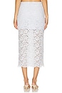 view 5 of 7 Rave Sequin Lace Skirt in Opal