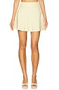 view 1 of 6 Adella Crepe Skirt in Pastel Yellow