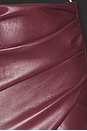 view 6 of 6 Shyann Faux Leather Mini Skirt in Cabernet