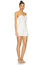 view 2 of 4 Carine Linen Romper in White