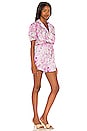 view 2 of 3 Ainsley Floral Romper in Lilac Floral Bloom