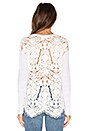 view 4 of 6 Nyla Embroidered Top in White