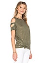 view 2 of 4 Kendall Holes Tee in Army Green
