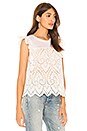 view 2 of 4 Courtney Eyelet Lace Top in White