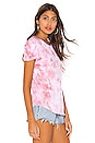 view 2 of 4 Callie Puff Top in Pink Tie Dye