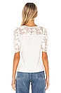 view 3 of 4 Gabriella Puff Top in White