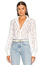 view 1 of 4 Jade Lace Blouse in White
