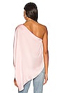 view 3 of 4 Leah Drape Blouse in Pastel Pink