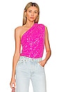 view 1 of 5 Tina Sequin Top in Hot Pink