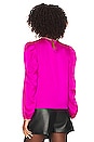 view 3 of 4 Perry Chain Blouse in Hot Pink