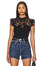 view 1 of 4 Willow Lace Combo Top in Black