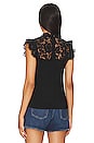 view 3 of 4 Willow Lace Combo Top in Black
