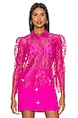 view 2 of 5 BLUSA ENCAJE VALENCIA in Hot Pink