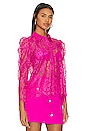 view 3 of 5 BLUSA ENCAJE VALENCIA in Hot Pink