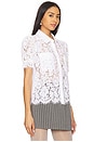 view 2 of 4 Mina Lace Shirt in White