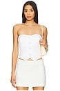view 1 of 5 Arianna Lace Vestier in White