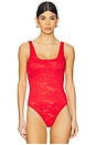 view 2 of 6 Gigi Lace Bodysuit in Flame
