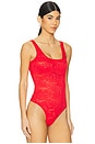 view 3 of 6 Gigi Lace Bodysuit in Flame