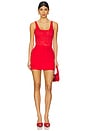 view 5 of 6 Gigi Lace Bodysuit in Flame