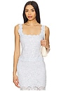 view 1 of 5 Bronwyn Sequin Lace Top in Opal