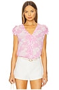 view 1 of 4 Sia Floral Blouse in Floral Bloom Pk Wht
