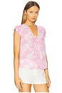 view 2 of 4 Sia Floral Blouse in Floral Bloom Pk Wht