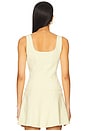view 3 of 4 Beatriz Crepe Top in Pastel Yellow