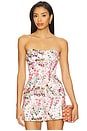 view 1 of 4 Quinn Floral Linen Vestier in Zesty Floral