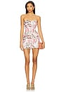 view 4 of 4 Quinn Floral Linen Vestier in Zesty Floral