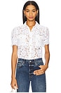view 1 of 4 Maude Lace Shirt in White