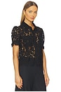 view 2 of 4 Mina Lace Shirt in Black