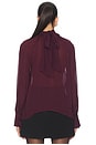 view 3 of 5 Noor Crystal Blouse in Cabernet