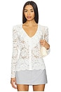 view 1 of 4 Corsa Lace Top in White