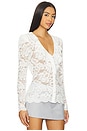 view 2 of 4 Corsa Lace Top in White