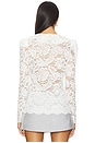view 3 of 4 Corsa Lace Top in White