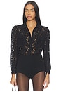 view 1 of 4 Lina Lace Shirt in Black