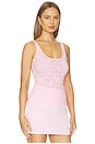 view 2 of 4 Juliett Lace Tank in Soft Rose