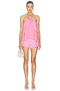 view 4 of 4 Carrie Halter Blouse in Pink Sorbet